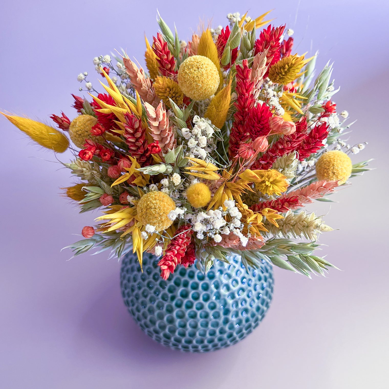 Over the Summer Dried Flower Bouquet