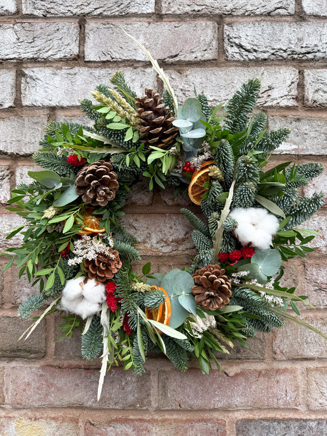 Christmas Wreath Making Kit (*A)