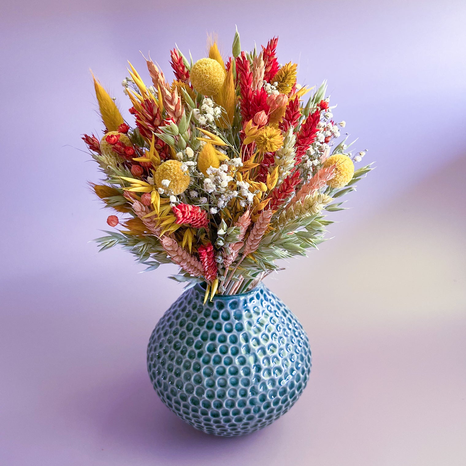 Over the Summer Dried Flower Bouquet