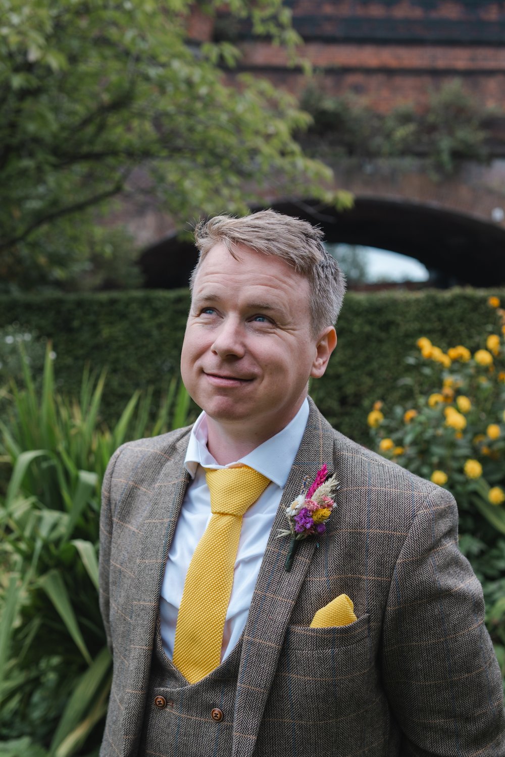 Secret Garden Dried Flower Buttonholes