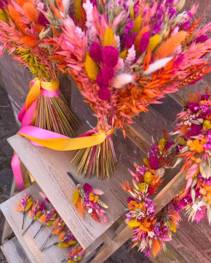 Pink Sunrise Wedding Bouquet