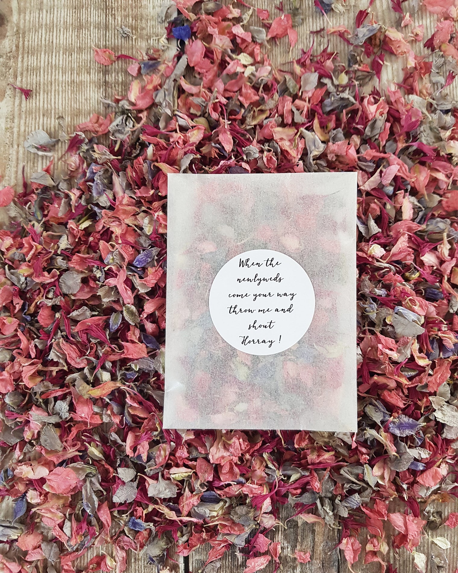 Wedding Confetti Individual Glassine packs