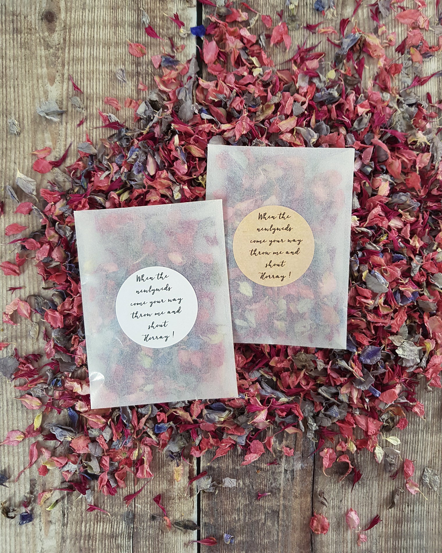 Wedding Confetti Individual Glassine packs