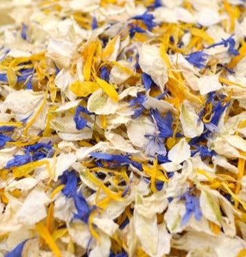 Ivory, Blue and Honey