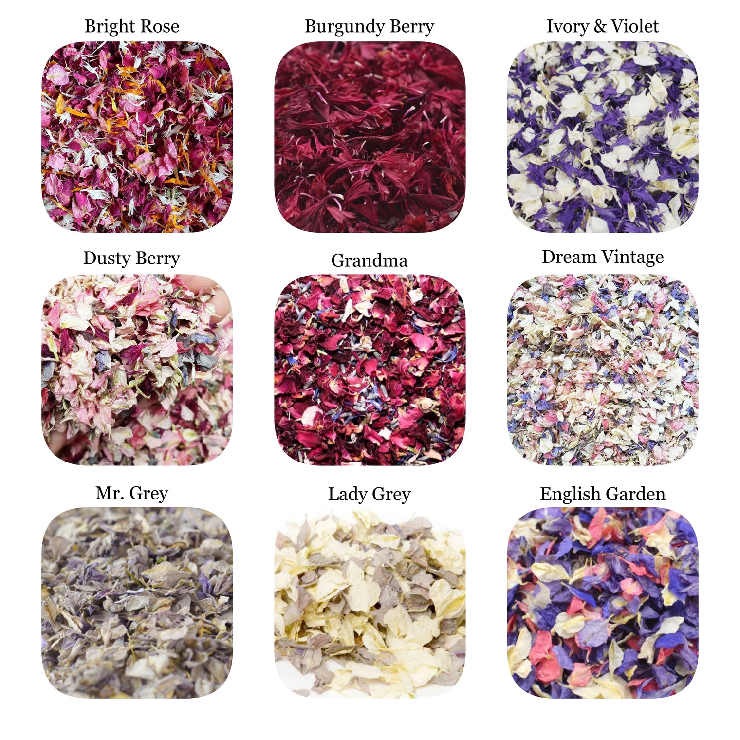 Wedding Confetti Packets - design 2