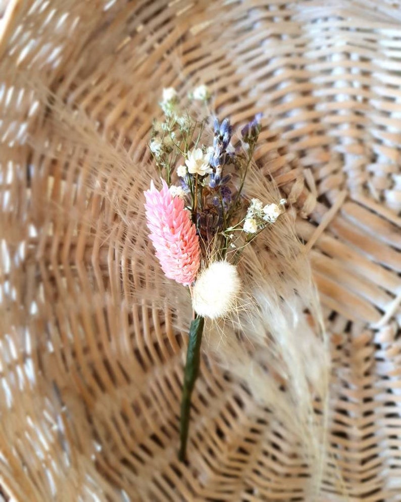 Pink, Blue and White Wedding Flowers