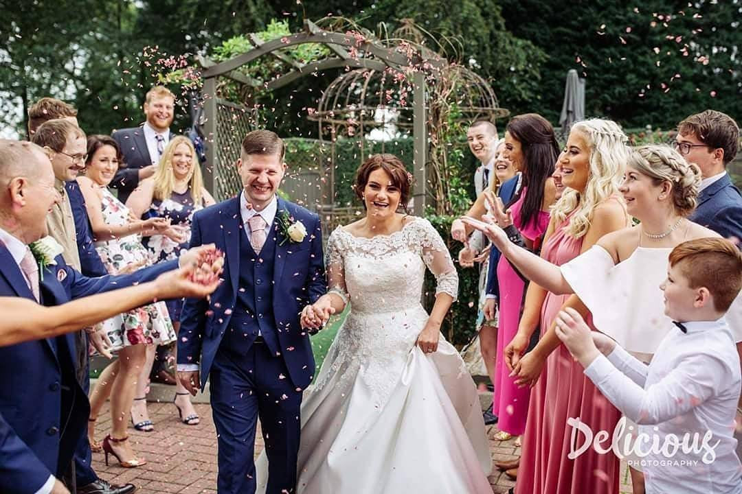 Wedding Confetti Packets - Heart design