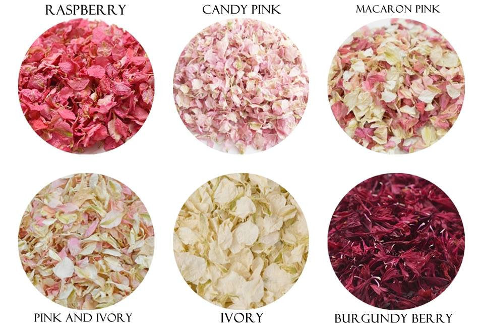 Wedding Confetti Packets - Heart design