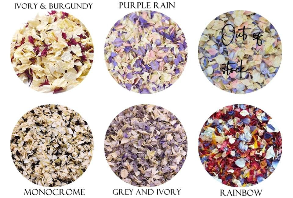 Wedding Confetti Packets - Heart design