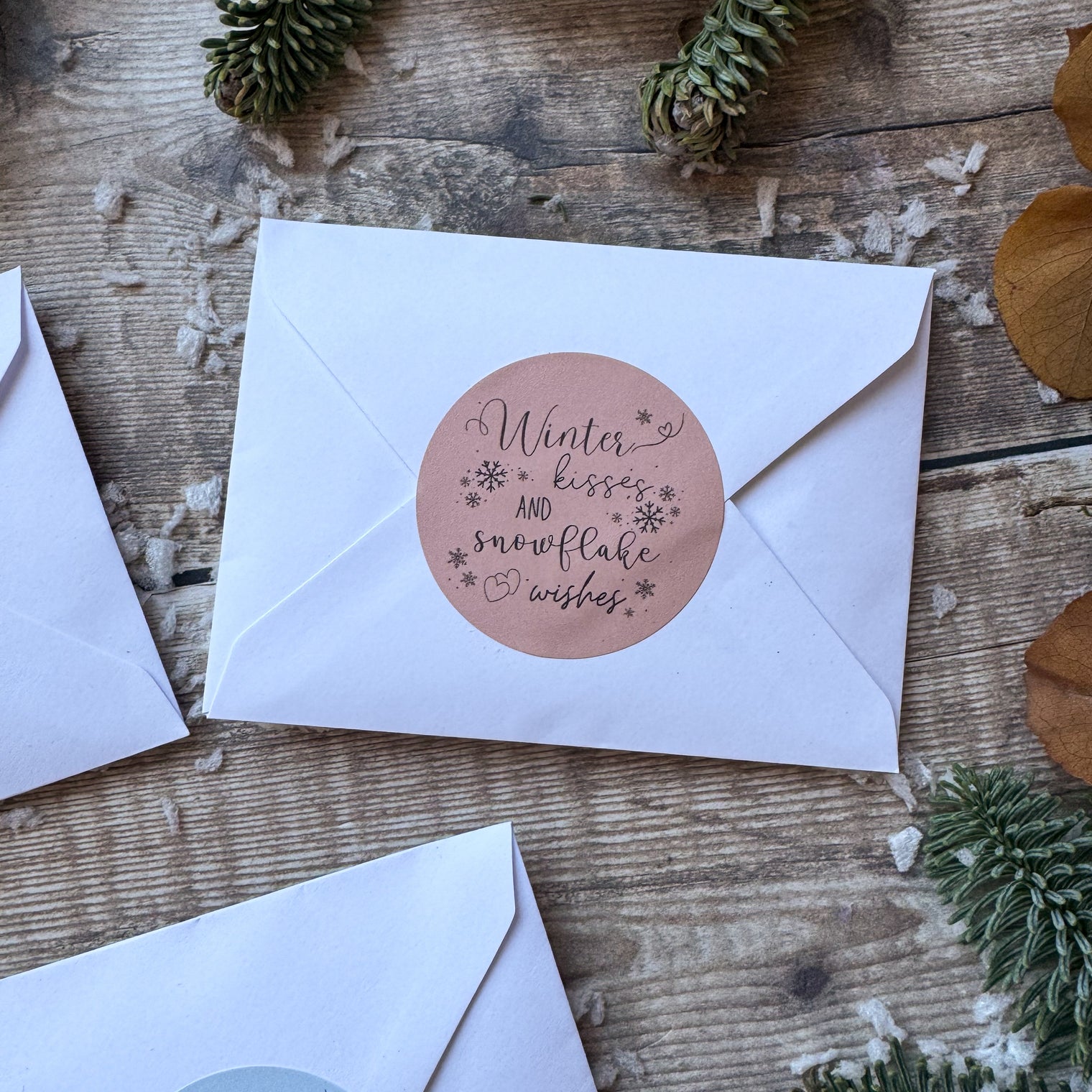 Eco Snow Confetti - envelope