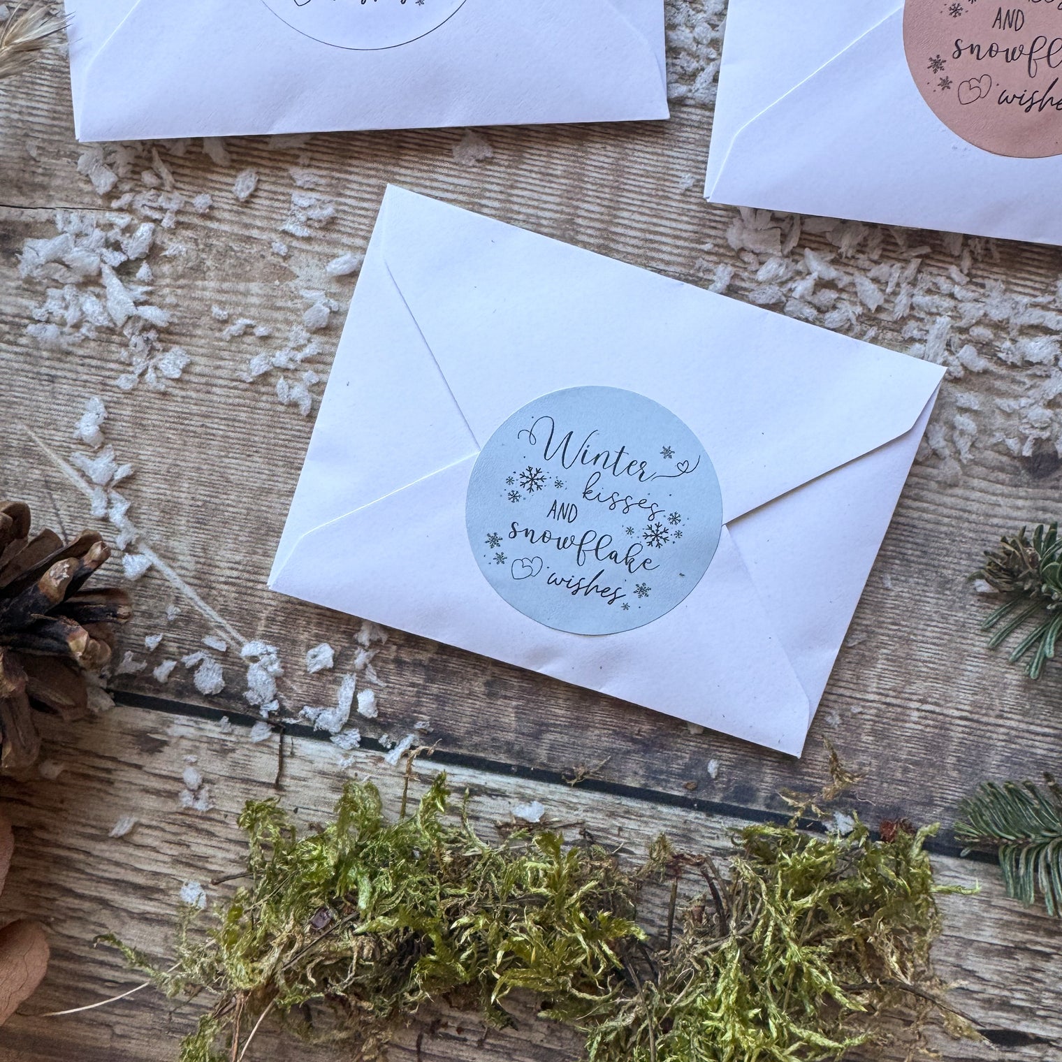 Eco Snow Confetti - envelope