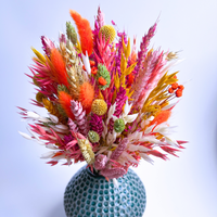 Pink Sunrise Dried Flower Bouquet