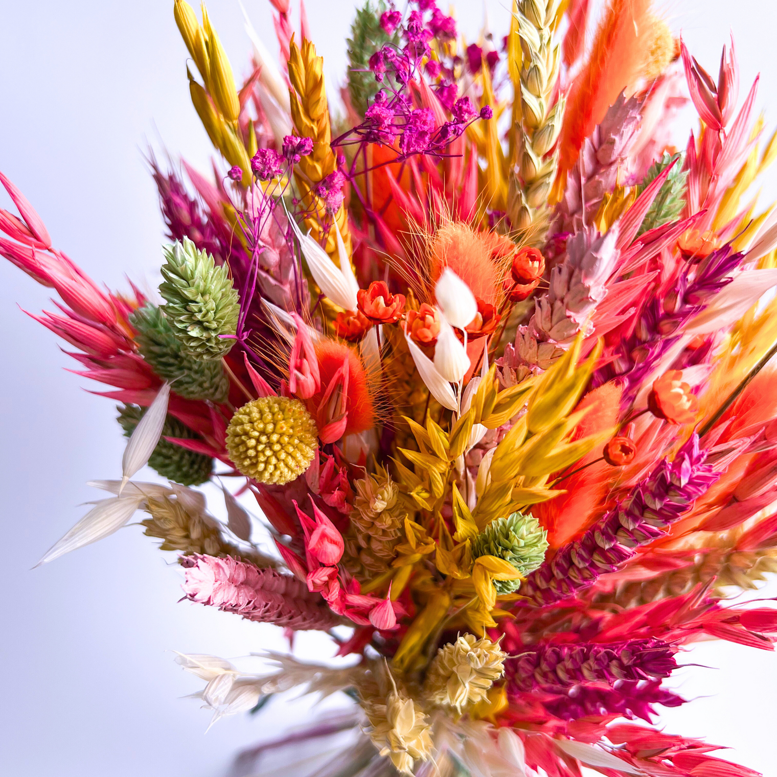 Pink Sunrise Dried Flower Bouquet