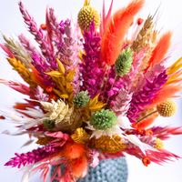 Pink Sunrise Dried Flower Bouquet