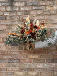 Autumn Bridal Bouquet with Thistle