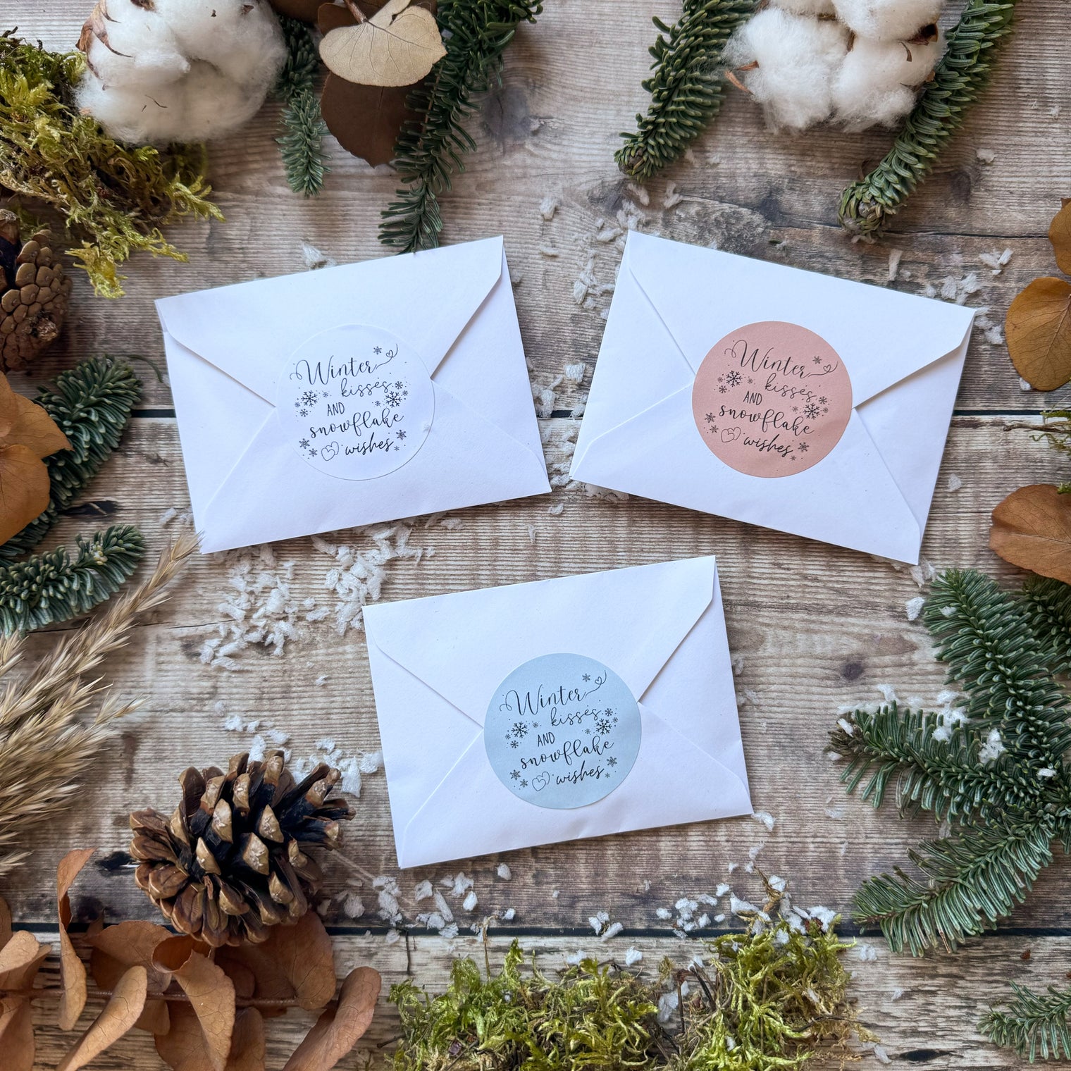 Eco Snow Confetti - envelope