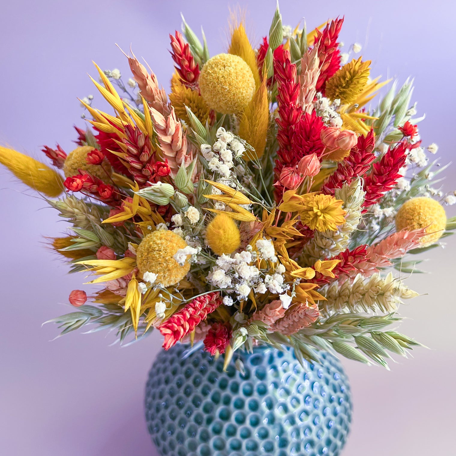 Over the Summer  Dried Flower Bouquet