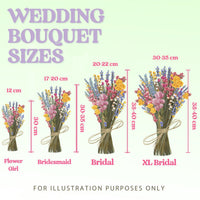 Rainbow and Vibrant Wedding Bouquets