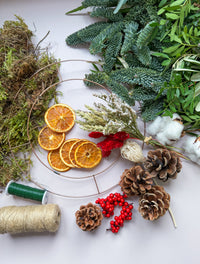 Christmas Wreath Making Kit (*A)