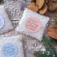 Eco Snow Confetti - Winter kisses..