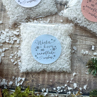 Eco Snow Confetti - Winter kisses..