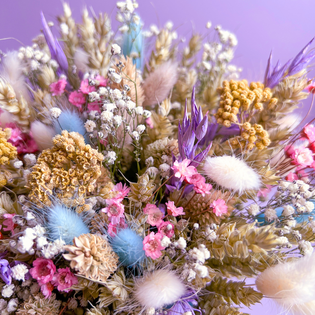 Pastel Rainbow Wedding Bouquet