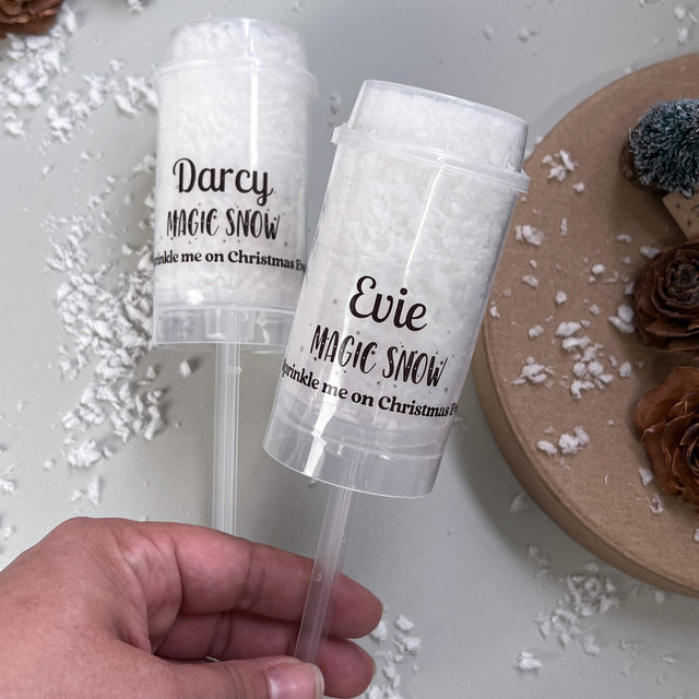 Magic Snow for Christmas Eve - Snow poppers - design 3