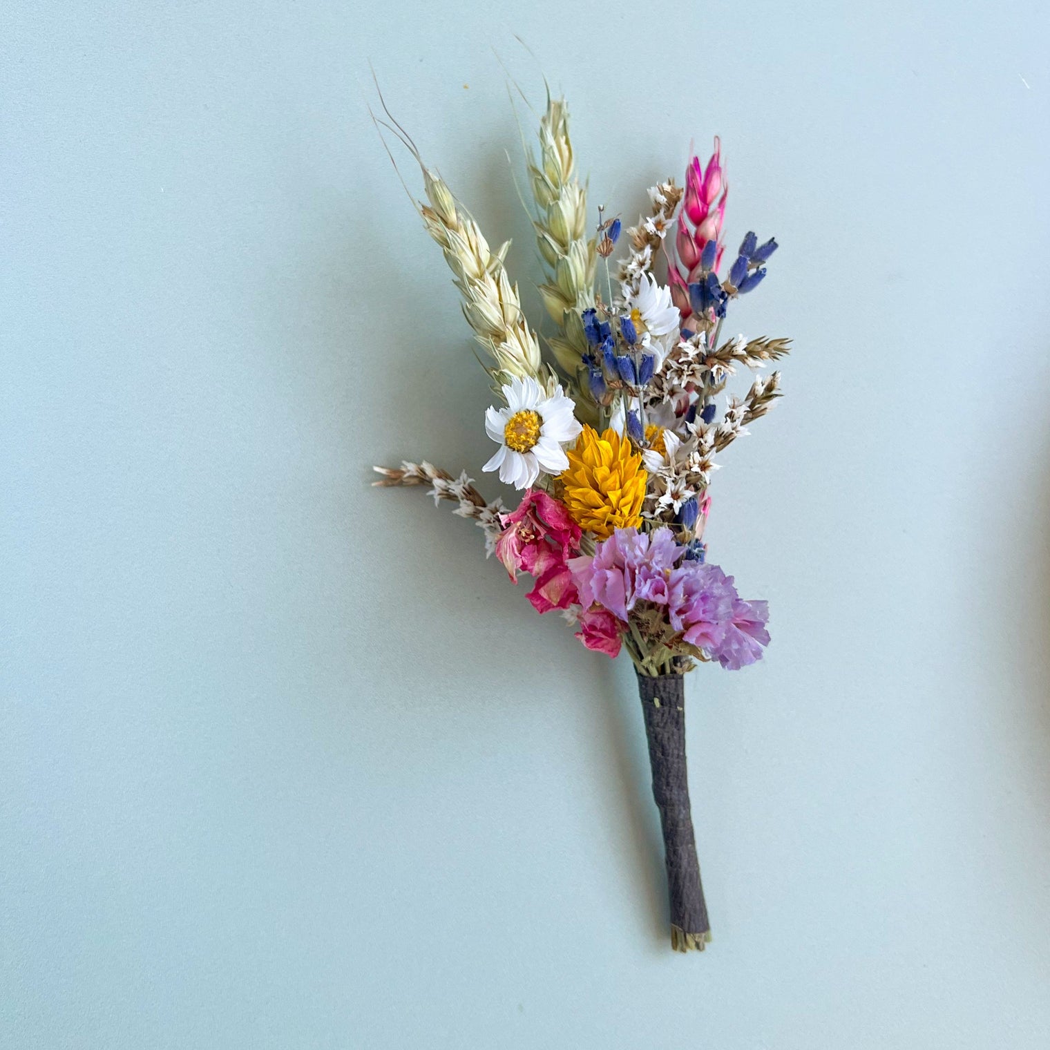 Secret Garden Dried Flower Buttonholes