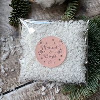 Eco Snow Confetti - Winter kisses..