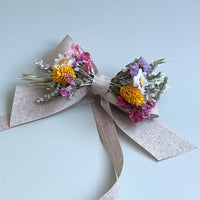 Secret Garden Dried Flower Dog Collar