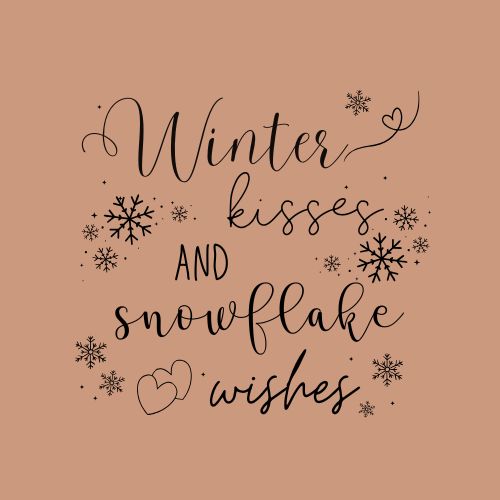 Eco Snow Confetti - Winter kisses..