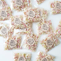 Wedding Confetti Packets - design 2