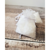 Snow Confetti in Organza Bags - Confetti pack