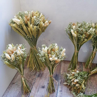 Rustic Dried Flower Wedding Bouquet