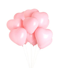 LIGHT PINK HEART BALLOONS