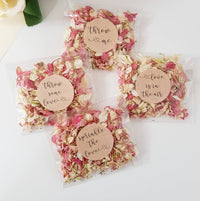 Wedding Confetti Packets - Heart design