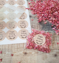 Personalised KIT Wedding Confetti Packages