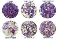 Petal Confetti Mix in Organza Bags - PURPLE