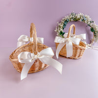 Tiny and Mini Flower Girl basket